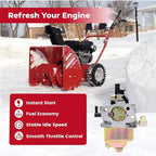 951-14026A Snow Blower Carburetor for MTD 951-14027A 951-10638A 751-10638 Troy-Bilt Storm 2410 2420 2620 2690 2690XP Cub Cadet Yard Machine Snow Thrower with Gasket Primer Bulb