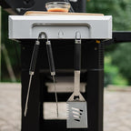 Masterbuilt® Gravity Series® 600 Digital Charcoal Grill and Smoker,WiFi Technology, GravityFed™ Charcoal Hopper, 600 Cooking Sq. Inches, Reversible Smoke&Sear Cast Iron Grates, Black, Model MB20041023