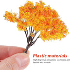 VICASKY 12Pcs Model Trees Fairy Garden Accessories Mini Miniature for Crafts Diorama Ho Scale Pine Simulation Tree Hobby Train Christmas Building Ornaments Fake DIY Craft Landscape Scenery Natural