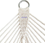 Double Hammock with Quilted Fabric and Spreader Bars,Longer and Sturdier,Quality Hammocks for Outdoor Indoor Patio Yard
