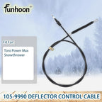 105-9990 Deflector Control Cable for Toro Power Max 726 826 926 928 1028 1128 LE OE LXE OHXE Snow Blowers Replaces 1059990