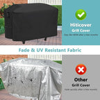 Grill Cover for Nexgrill Daytona 720-1057 3-Burner Griddle, 60 Inch Waterproof Outdoor BBQ Griddle Cover - 60 x 28 x 34 Inch