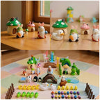 82 Pcs Fairy Garden Accessories Kit - Miniature Figurines, Resin Mushrooms, Elves, Animals, Bridges & Decor for DIY Terrarium, Dollhouse, Succulent Pots, Indoor/Outdoor Craft