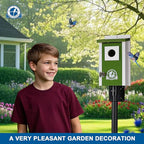 Bird Houses for Outside, Lime Green Bird House, Bluebird Houses for Outside, Garden Decoration Birdhouses for Outdoors, Bluebird Finch Swallow Wren Chickadee