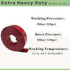 Eastrans 1 1/2 IN x 50 FT Pool Backwash Hose, Extra Heavy Duty Discharge Hose,10 Bar Working Pressure, 30 Bar Burst Pressure,Wall Thickness 1.9mm, High pressure resistance,Ultra Strong Wear Resistance
