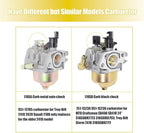 Huayi 951-12705 Carburetor 170SA for Troy-Bilt Storm 2410 2620 179cc, Squall 2100 Snowthrower; For MTD Cub Cadet Yard Machines Lawn Mowers 165-SU 165-SUA 165-SUB 265-SU 365-SUA 365-SUB Engine Model