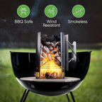 Inflame Fire Starters for Campfires, Grill, BBQ, Fireplace, Woodstove - Charcoal Starter - Waterproof, Weather-Resistant - Natural Wood Fireplace Starters - 24 pcs