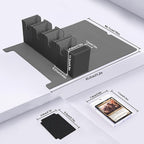 Marsguard Trading Card Deck Box with Commander Display，5 in 1 MTG Storage Holds 400+ Double-Sleeved Cards，4 Deck Boxes & Dice Tray Included，Fits MTG, TCG, PTCG & Sports Cards