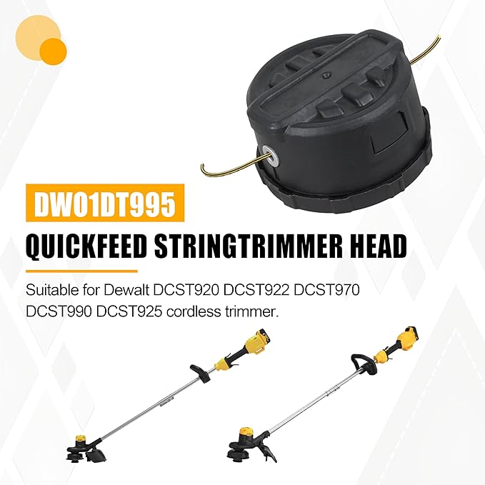 DWO1DT995 Trimmer Head Replacement for Dewalt Weed Eater Head DCST920 DCST970 DCST990 DCST925 String Trimmer Heads,Replacement Heads for Dewalt Dcst922