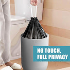 Small Trash Bags Bathroom - JUKFITA 4 gallon trash bags drawstring, Tear-Free Trash Bags Unscented 60 Count