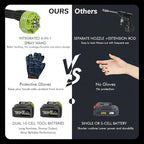 Cordless Pressure Washer Battery Powered; 990 PSI Cordless Power Washer with 4.0Ah Battery&Charge - 6-in-1 Nozzle, Handheld Portable Pressure Washer Cordless & Portable Handheld Power Washer