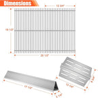 7524 7528 Cooking Grates 7622 Heat Deflectors 7620 Flavorizer Bars for Weber Genesis Grill Replacement Parts E-310 E-320 E-330 S-310 S320 S-330 EP-310 EP-320