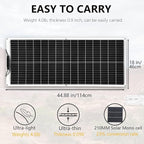 XINPUGUANG 100w 12V Flexible Solar Panels 600W 24V Solar System Kit Monocrystalline Cell Module 45A Controller 2000w Inverter for Off Grid Solar Battery Charger for Home Cabin RV Boat Trailer(600W)