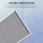 XINPUGUANG Solar Panel Flexible Solar kit (50W Solar KIT White)