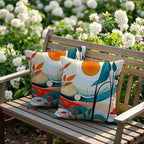 Cirzone Waterproof Outdoor Pillow Covers 18x18 Inch Set of 2 Summer Spring Floral Throw Pillow Covers Spring Outdoor Decor for Patio Furniture Garden Sofa