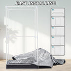 Steam Saunas for Home,Full Body Red Light Sauna Tents Portable Large Space Remote Control Indoor Steamer Sauna Box with 3L Steamer Machine,Foldable Chair,Pocket