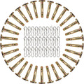 Shear Pins and Cotter Pins Fit for MTD Snowblower - Shear Pins 30pcs and Cotter Pins 30pcs Compatible for Cub Cad et Troy Bilt Craftsman 24" 26" Snow Thrower, Replace 738-04124A 714-04040