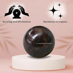 Amazing Gemstone Garnet Crystal Ball - 1 Inches Crystal Sphere Meditation Balls for Witchcraft and Decorative Balls - Crystals and Healing Stones Beginners Gift (Pack of 1)