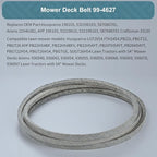 5/8 x 148'' V-Belt Replace for Exmark 99-4627,99-4627-SL, Husqvarna 196103 532196103 587686701, Ariens 21546382 AYP 196103 Craftsman 33155 Kevlar Lawn Mower Belt (196103)