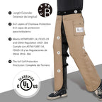 Chainsaw Chaps Apron Wrap 8-layer for Men/Women Loggers Forest Workers Protective Chain Saw Pants Adjustable