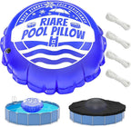 Riare 1pcs 4 X 4 Ft Pool Air Pillows for Above Ground Pools- Winter Pool Pillow Swimming Pools Closing Winterizing Kit with Ropes, Cold-Resistant 0.4mm Thicken PVC Ice Equalizer Pillow for Support