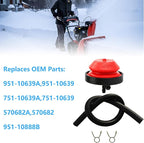 570682A Primer Bulb Fuel Line Kit Replacement Tecumseh Sear Craft-sman Yard Machines Snow Blower Thrower Parts 570682 321802A 751-10639 951-10639A 056-200 951-10888A