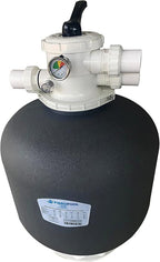 FibroPool Sand Filter Pump System For Above Ground Swimming Pools - Designed and Assembled in USA - Hose Adapters Included - High Efficiency - FSP Series (FSP21) Black