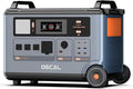OSCAL PowerMax 6000 Solar Generator, 120/240V Split Phase Voltage 6000W AC Outlets (7200W Peak), 3600Wh LFP Battery Power Station, Expandable to 57.6kWh, 2200W/1.96H Fast Charging for Home, Emergency