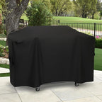 SunPatio Griddle Cover for Blackstone 36" Pro Series, Heavy Duty Waterproof Flat Top Gas Grill Cover 70 Inch, Outdoor All Weather Protection Griddle Cooking Station Grilling Protector, Black