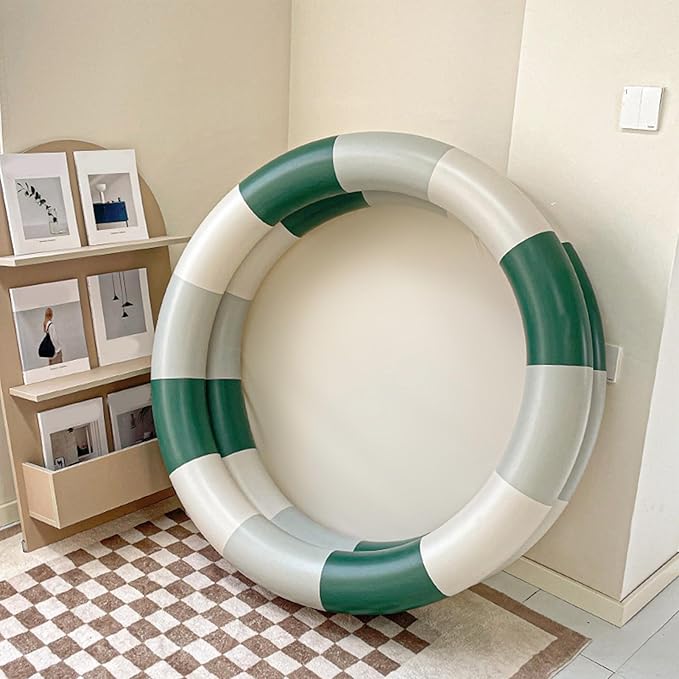 Keenso Inflatable Pool Thickened Blow Up Pool for Kids with Cute Style, Harmless Material, Wide Uses, Suitable for Indoor or Outdoor Play