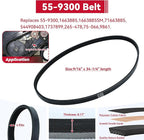 GELASKA 99-9313 Snow Blower Paddles with 55-8760 Scraper 55-9300 Belt and Hardware Kit Replaces 125-1128, 55-9250, 55-9251, 88-0771 for Toro CCR 2000, CCR 2400, CCR 2500, CCR 3000 Snowthrowers