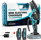 Saker Mini Chainsaw,Portable Electric Chainsaws Cordless,Small Handheld Chain Saw Pruning Shears Chain Saws for Tree Branches,Christmas Gifts for for Men Dad Husband Women,Courtyard and Garden