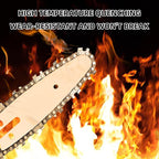 4 Inch Mini Chainsaw Chain and Bar for Replace Blade Pruner Mini Chainsaw Hand Held 4 Inch Cordless Chainsaw Chains 1/4"LP .043" Gauge 28 Drive Links for Wood Cutting [4Chains + 2Bars]