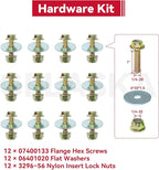 GELASKA 03807000 Impeller Half with Hardware Kit Replaces 03800100 Snowblower Paddles for Ariens SS322, SS322E, SS522, SS522E, SS722, SS722C, 938001, 938002, 938003, 938004, 938006 Snowblowers