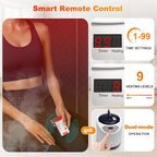 Infrared 2 Person Sauna for Home, 660nm Red Light Portable Steam Sauna, 5-Layer Waterproof Quick Heat and Steamy, Saunas Tent for Gym/Pilates/Garage, Hot Tub, 5.9' x 4.1' x 3.0'