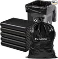 45 Gallon Trash Bags 1.8 Mil -39.3''x47.2'' Pack of 50 Thick Large Heavy Duty Multi-Use Garbage Bags Extra Large Strong Trash Can Liners for Office, Picnic,Kitchen, Bulk Bags (45 Gallon 50 Count)