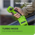 Greenworks 40V (710 CFM / 175 MPH) Brushless Backpack Blower, Commercial Power for Wet Leaves, Heavy Debris, Gravel and Driveway Snow, Includes (2) 5.0Ah HP Batteries & 4A Dual Charger