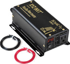 300W Pure Sine Wave Inverter DC 24V to AC 110V 120V Power Converter 600W Peak with LED Display for Most Small Power Appliances