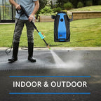 5000PSI Electric Pressure Washer with 33FT Hose 4.0GPM Power Washers Electric Powered Professional High Pressure Cleaner Machine, Foam Cannon, 4 Tips, powerwashers for Home Cars, LBlue