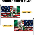Vintage American America Usa Nigeria Nigerian Flags For Outside Yard 3x5 Ft Double Sided Printed 100d Polyester Lightweight Garden Welcome Outdoor Banner Brass Grommets