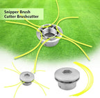 Hakeeta Trimmer Head, Universal Aluminum String Trimmer Grass Brush Cutter String Set Spool Pack Electric Trimmer Strimmer Heads Accessory.