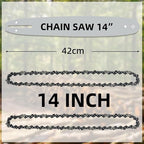14 inch Chainsaw Guide Bar and Chain Combo - 3/8" LP Pitch 050'' Gauge 52 Drive Links for Craftsman Poulan, for Husqvarna 120, for Echo CS-310, for Ryobi RY3714 (2Chains+1Bar)