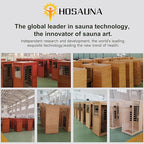 Sauna, 1 Person Infrared Sauna Home Spa Wood 800W Low-EMF Indoor Dry Saunas 5 Ultra-Low Energy Saving Heating Panels, Built-in Control Panel, Speakers, Reading Lights and Circulation Vents