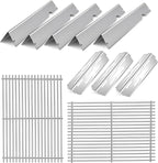 Stainless Steel 66032 Flavorizer Bars for Weber Genesis 2 Grill Parts 66095 Grill Grates 66795 Heat Deflector Grill Replacement Parts for Weber Genesis ii E-310 E-315 E-325 E-335 S-335 GS4