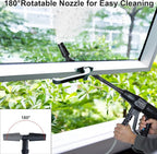 Cordless Pressure Washer Battery Powered,1450PSI Cordless Power Washer with 2pcs 4.0Ah Battery&Charger & 6-in-1 Nozzle Portable for Patio Floor Fence Deck Indoor