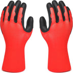 2 Pairs Medium Garden Gloves For Men Women Thorn Proof With TPE Safty Material Coated, Heavy Duty Gardening Gloves For Yard,Outdoor Work Glove With Grip For Weeding, Digging, Raking And Pruning