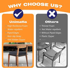 Square Corner Seat Cushions, 19" x 19" x 3", Set of 4, Indoor Outdoor Water Repellent Universal Chair Pads with Ties for Patio Furniture, Garden Deck Dining Chairs, Charcoal