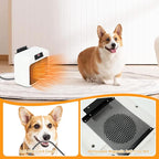 Rypet Large Dog House Heater with Thermostat, 300W/600W Safe Heater for Dog House Outdoor with 6 Ft Anti Chew Cord, Wall Mounted Dog Kennel Heated Electric Warmer for Most Dog Houses