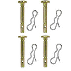 （ 4 Sets） 738-04155 and 714-04040 for MTD Cub Cadet Craftsman Troy-bilt Shear Pins and Cotter Pin Kit Snow Blower