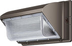 LED Wall Pack Light 120W 18000LM 150LM/W LED Security Flood Commercial and Industrial Outdoor Wall Mount Light 110V-277V IP65 Waterproof WallPack Buildings Lighting for Garages Barn Yard